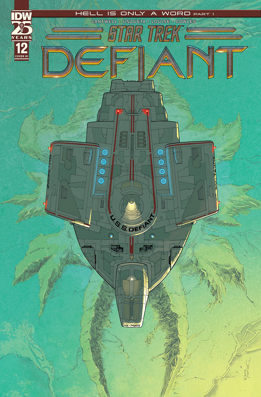 Star Trek Defiant #12 Cover C Incentive Declan Shalvey Variant Cover
