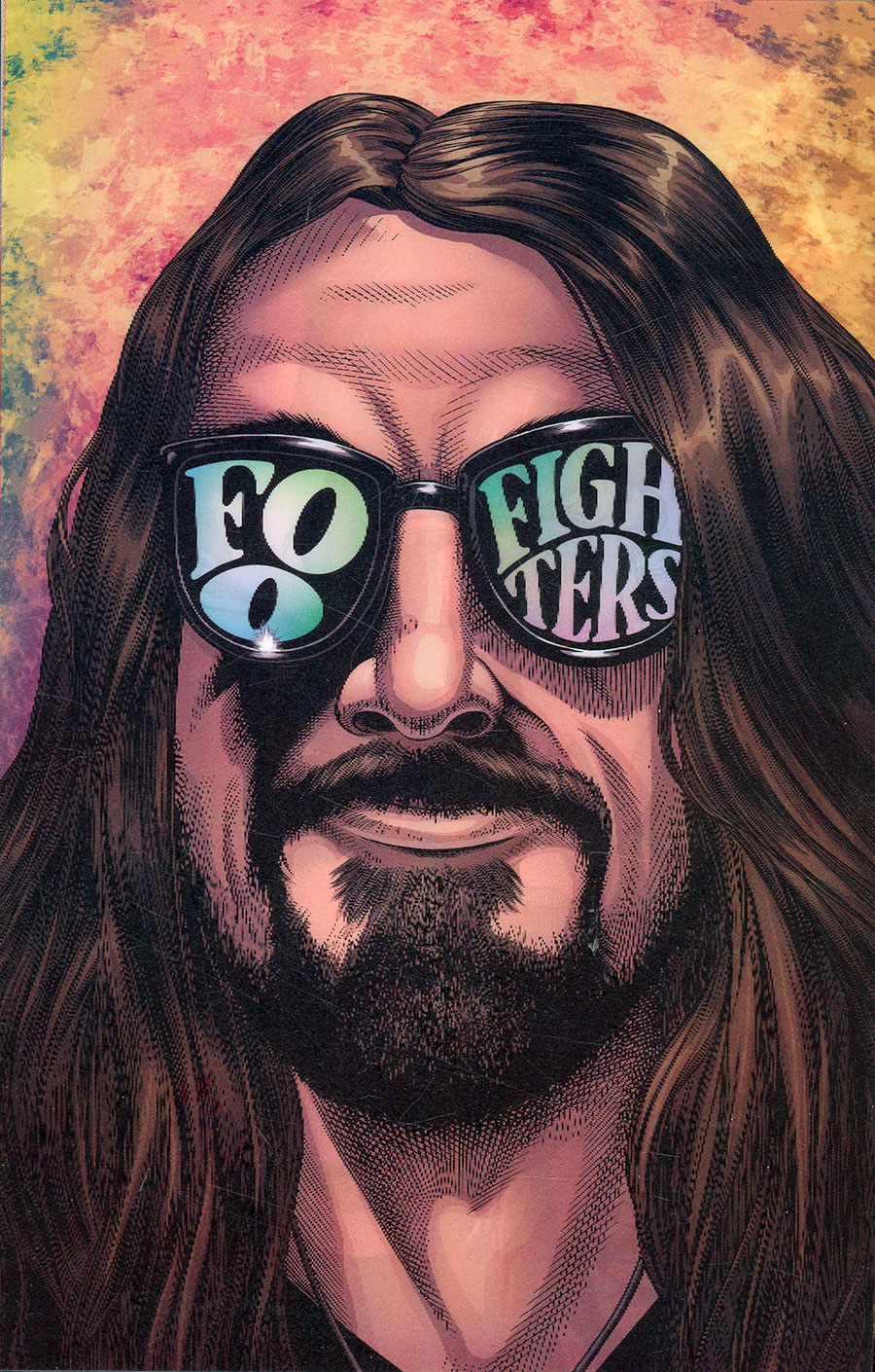 Rock & Roll Biographies Foo Fighters #1 (One Shot) Cover B Incentive Puis Calzada Lenticular Variant Cover