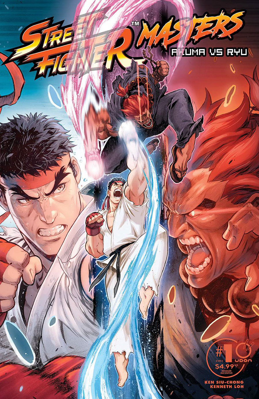 Street Fighter Masters Akuma vs Ryu #1 (One Shot) Cover E Incentive Iban Coello Variant Cover