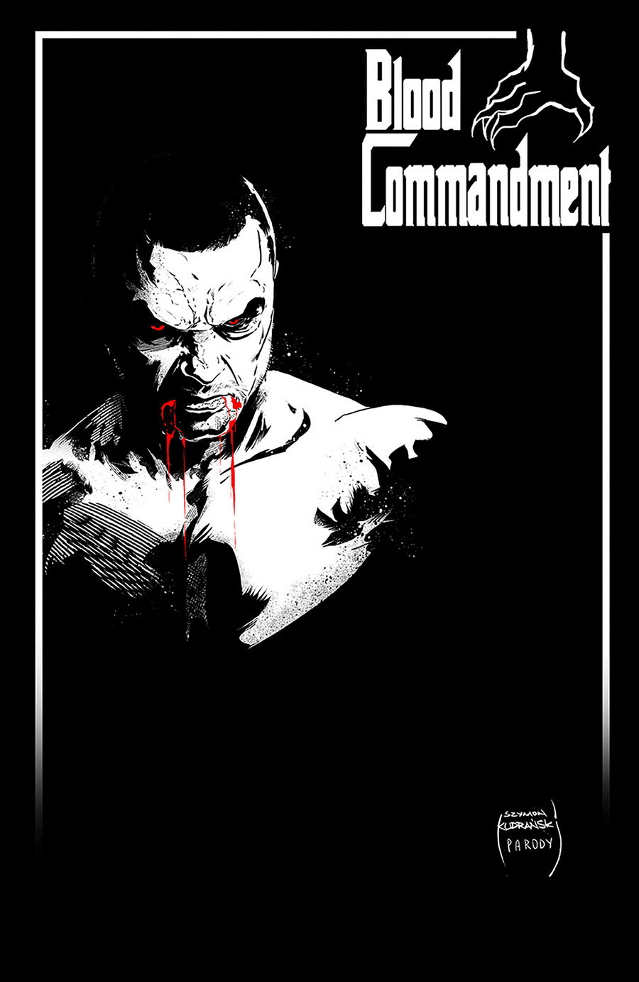 Blood Commandment #4 Cover D Variant Szymon Kudranski Homage Cover