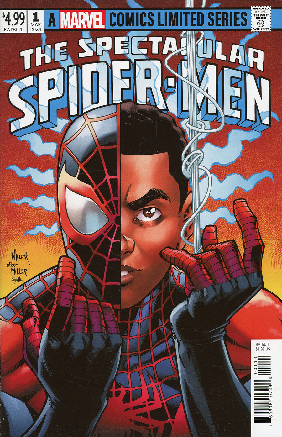 Spectacular Spider-Men #1 Cover H Incentive Todd Nauck Homage Miles Morales Variant Cover