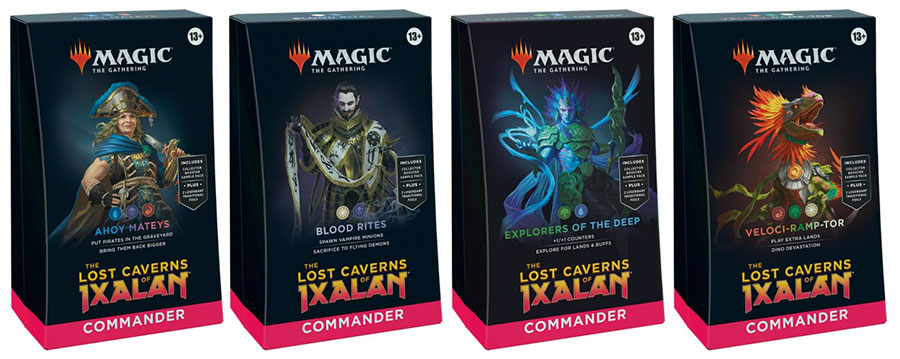 Magic The Gathering Lost Caverns Of Ixalan Commander Deck (Filled Randomly)