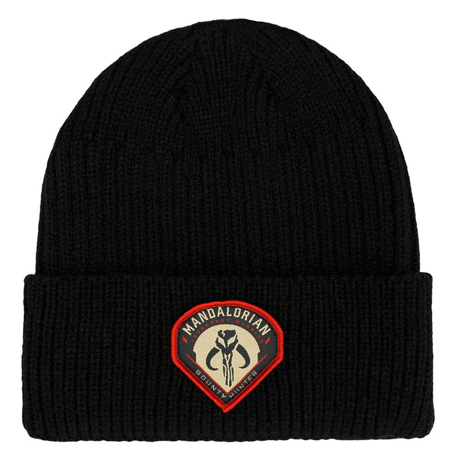 Star Wars The Mandalorian Patch Beanie