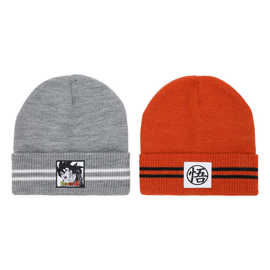 Dragon Ball Z Logo Icons 2-Pack Cuff Beanies