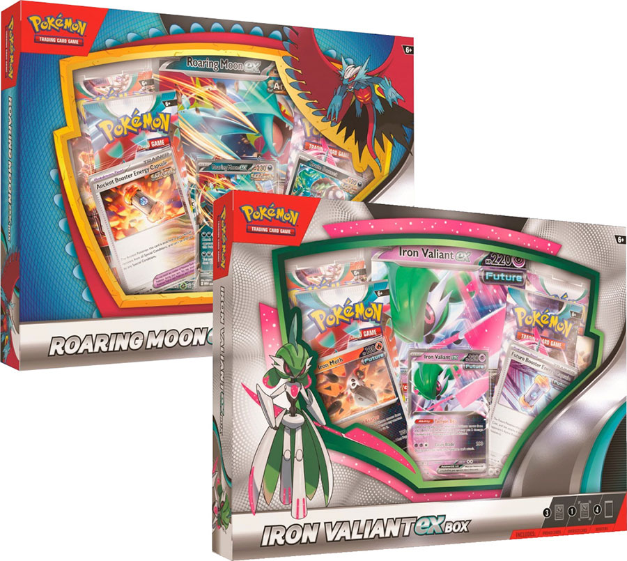 Pokemon Roaring Moon / Iron Valiant EX Box (Filled Randomly)