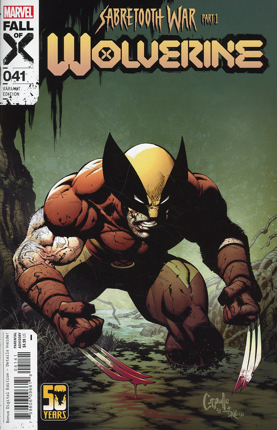 Wolverine Vol 7 #41 Cover D Variant Greg Capullo Cover