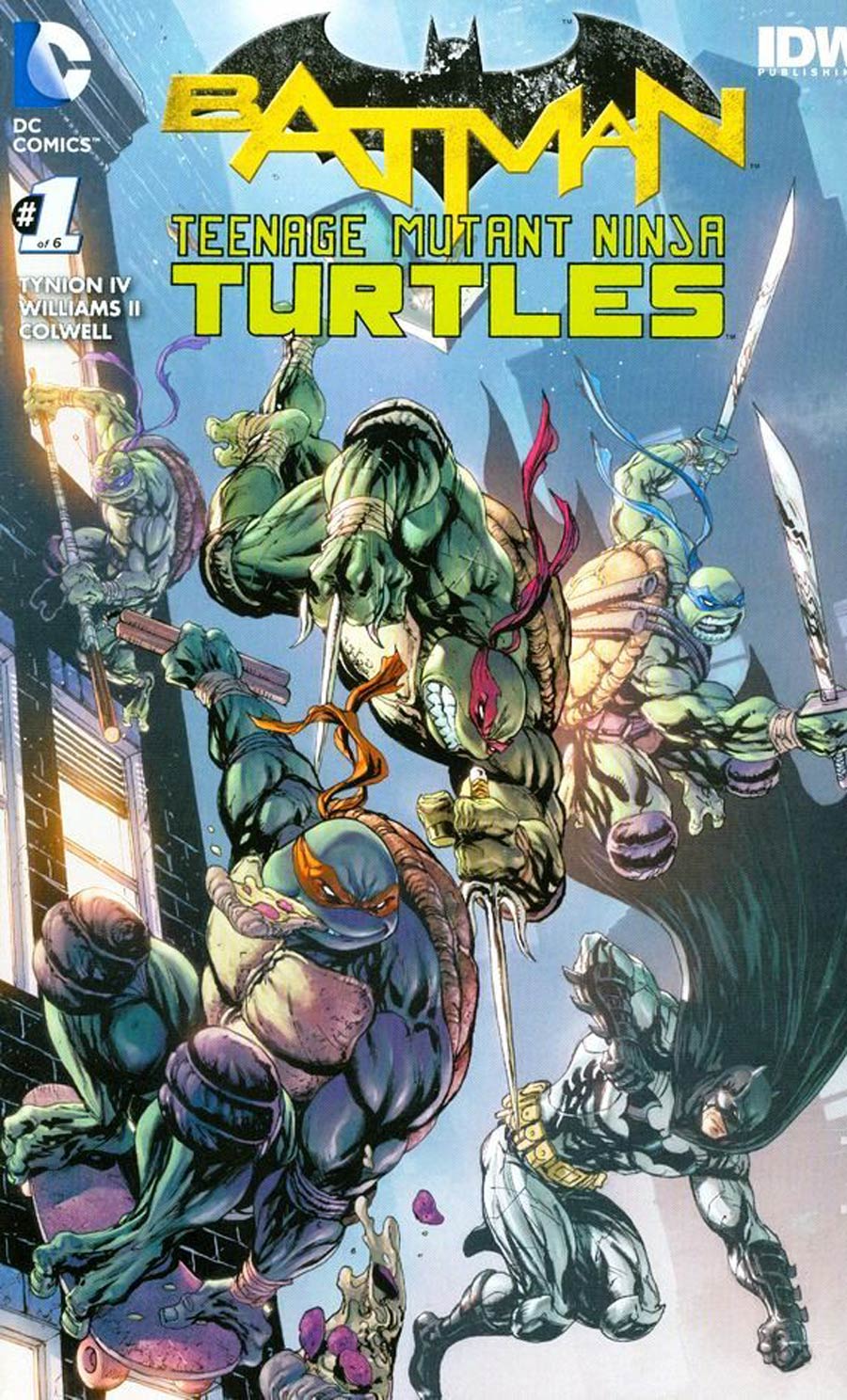 Batman Teenage Mutant Ninja Turtles #1 Cover Z-B Hasting Variant Cover
