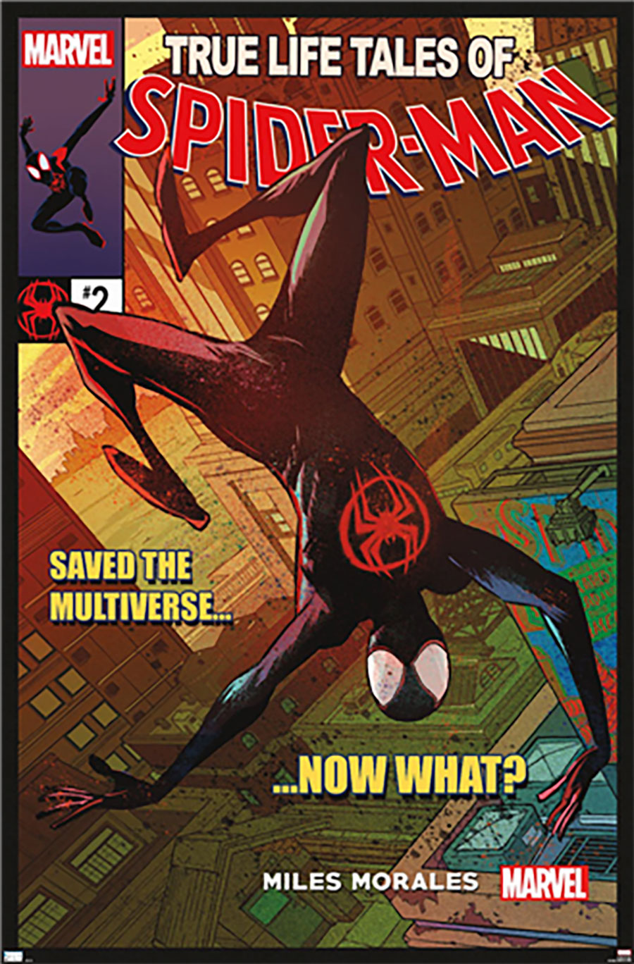 Marvel Spider-Man Across The Spider-Verse Now What Cover Poster