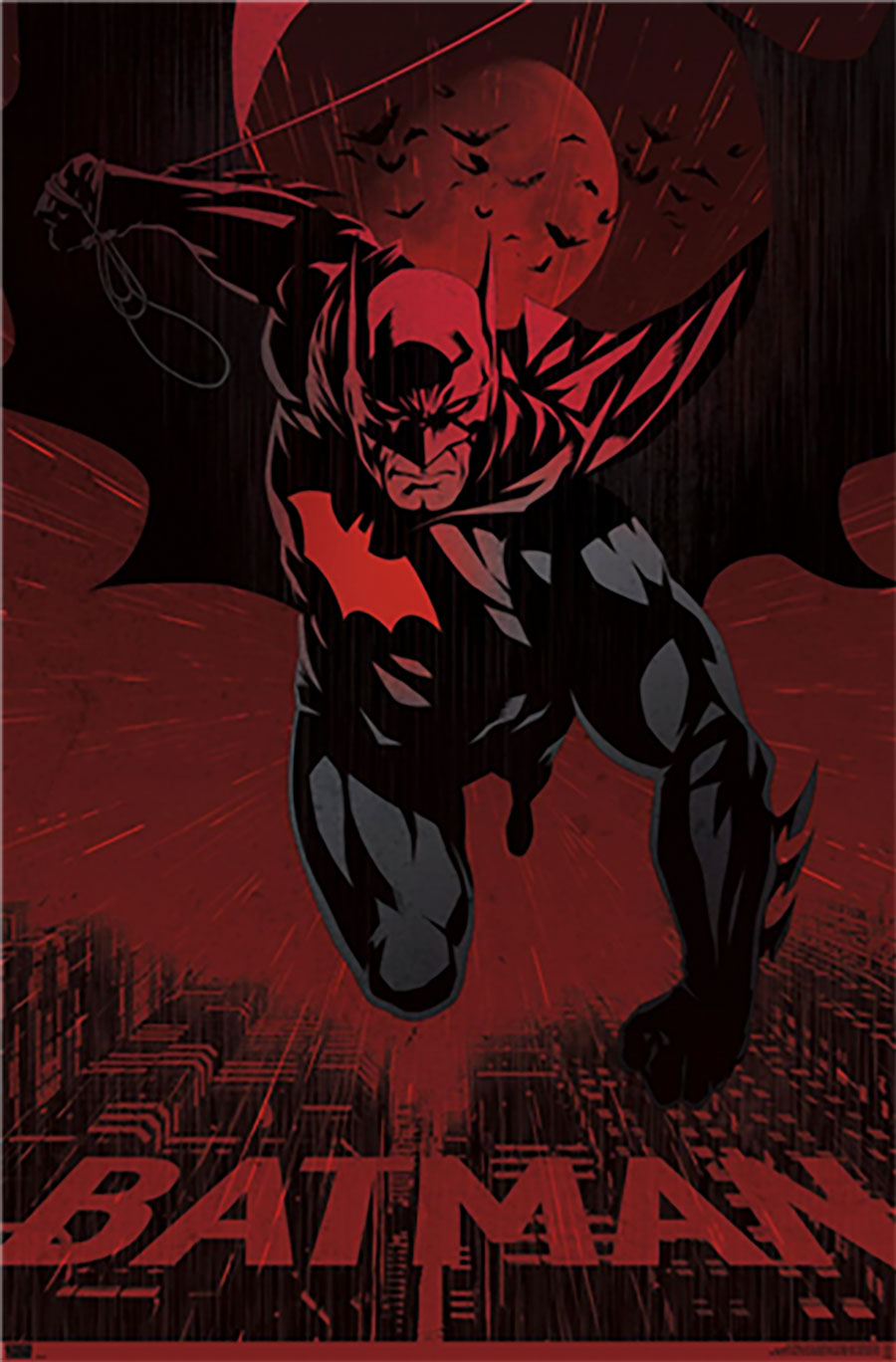 DC Comics Dark Artistic Batman Poster