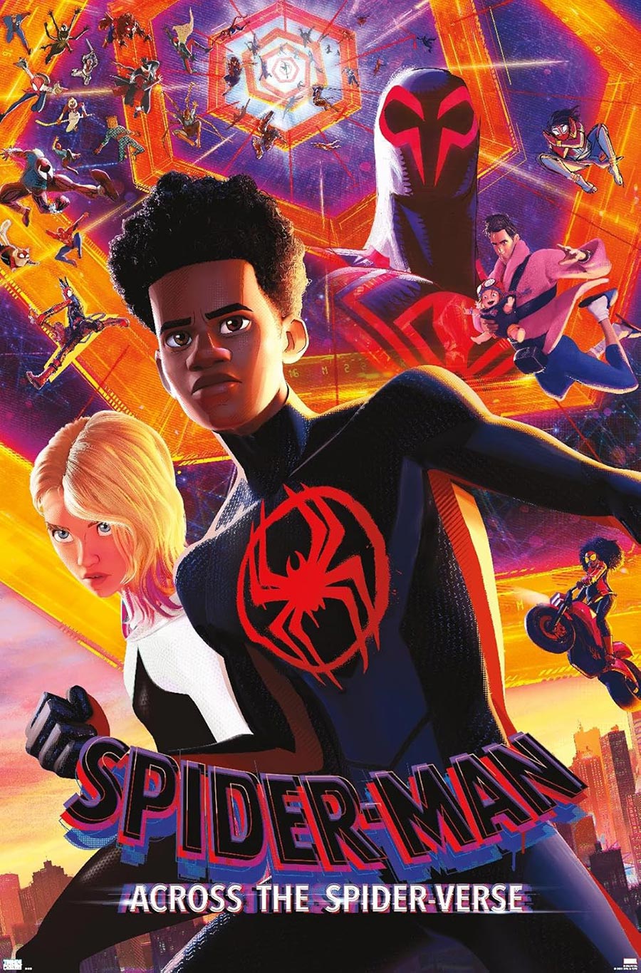 Marvel Spider-Man Across The Spider-Verse Group One Sheet Poster