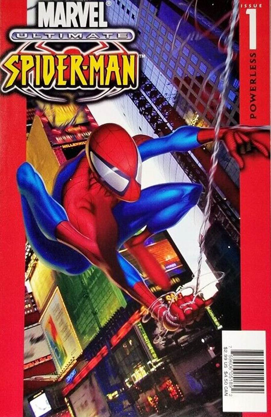 Ultimate Spider-Man #1 Cover H KB Toys Variant Cover DF Signed Mark Bagley