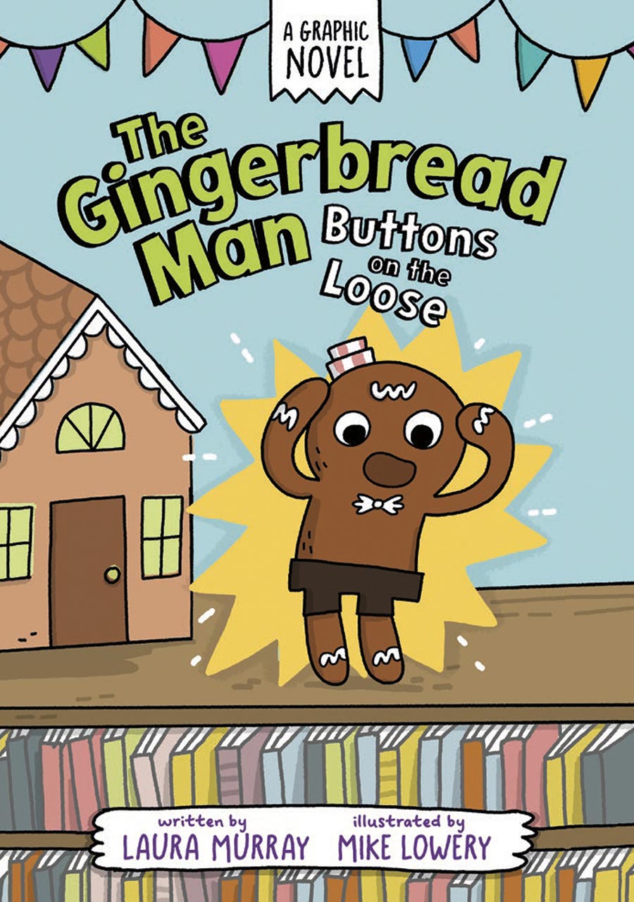 Gingerbread Man Buttons On The Loose HC
