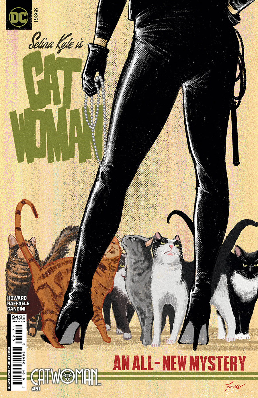 Catwoman Vol 5 #61 Cover D Variant Jorge Fornes Card Stock Cover