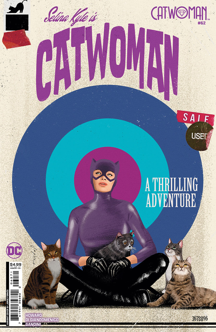 Catwoman Vol 5 #62 Cover D Variant Jorge Fornes Cover