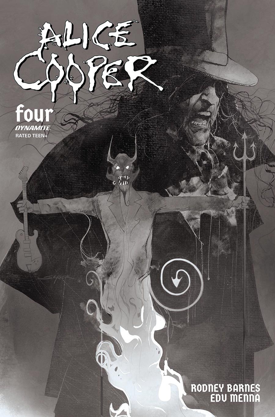 Alice Cooper Vol 2 #5 Cover H Incentive Stuart Sayger Black & White Cover