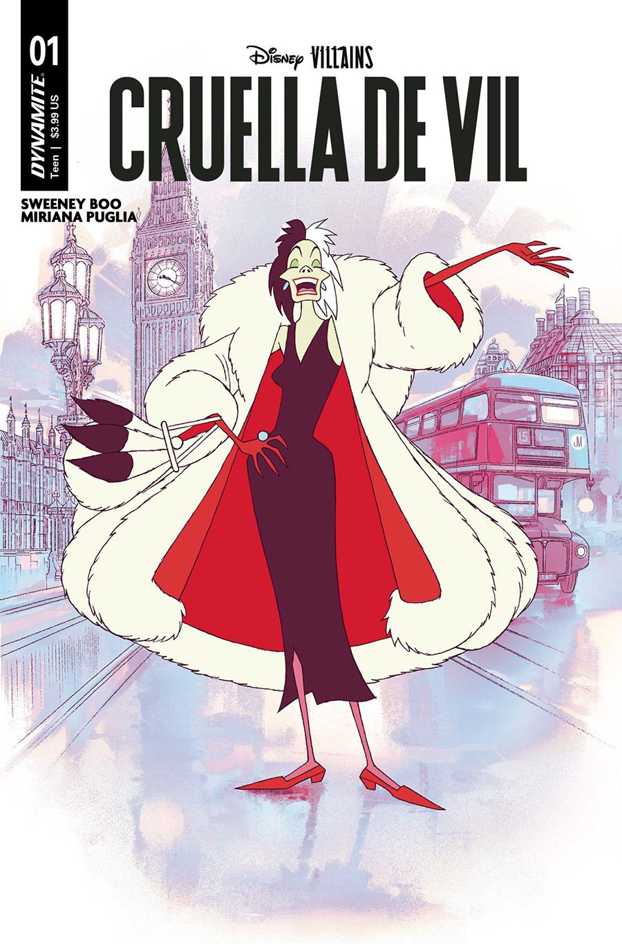 Disney Villains Cruella De Vil #1 Cover N Incentive Joshua Middleton Tint Cover