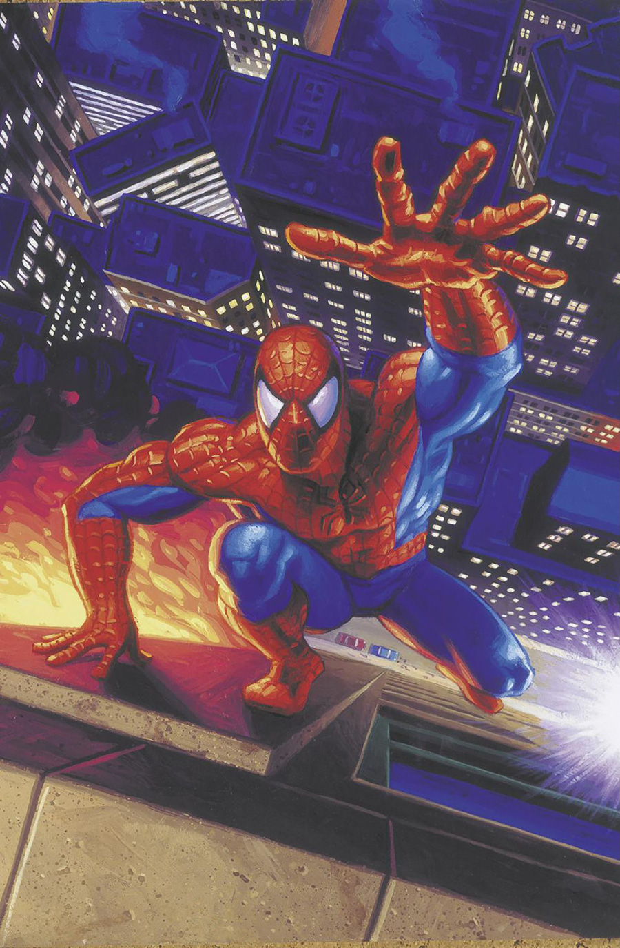 Amazing Spider-Man Vol 6 #42 Cover F Incentive Greg Hildebrandt & Tim Hildebrandt Marvel Masterpieces III Spider-Man Virgin Cover (Gang War Tie-In)