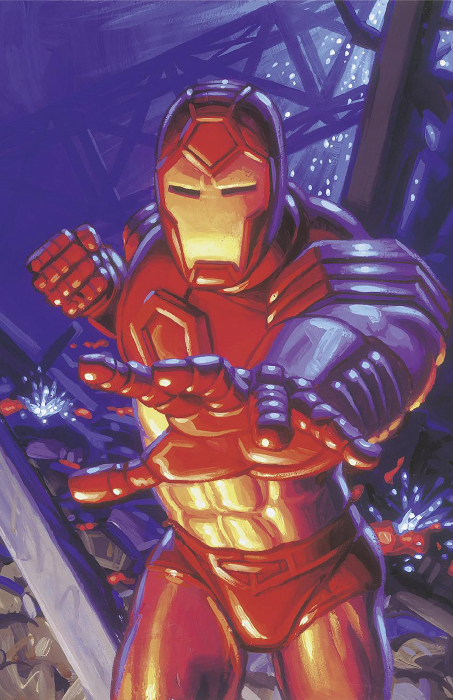 Invincible Iron Man Vol 4 #14 Cover E Incentive Greg Hildebrandt & Tim Hildebrandt Marvel Masterpieces III Iron Man Virgin Cover