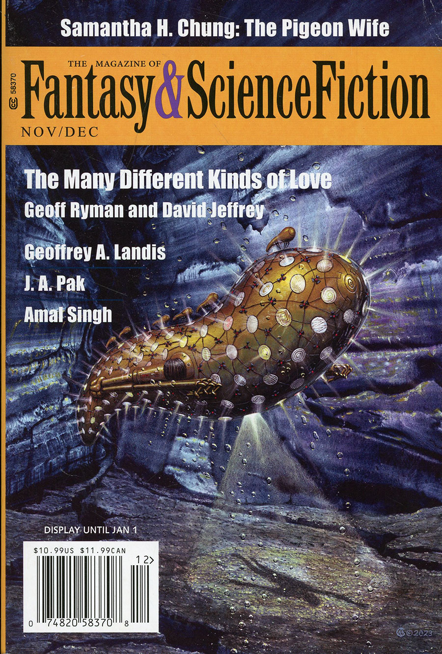 Fantasy & Science Fiction Digest Vol 145 #5 & #6 November / December 2023