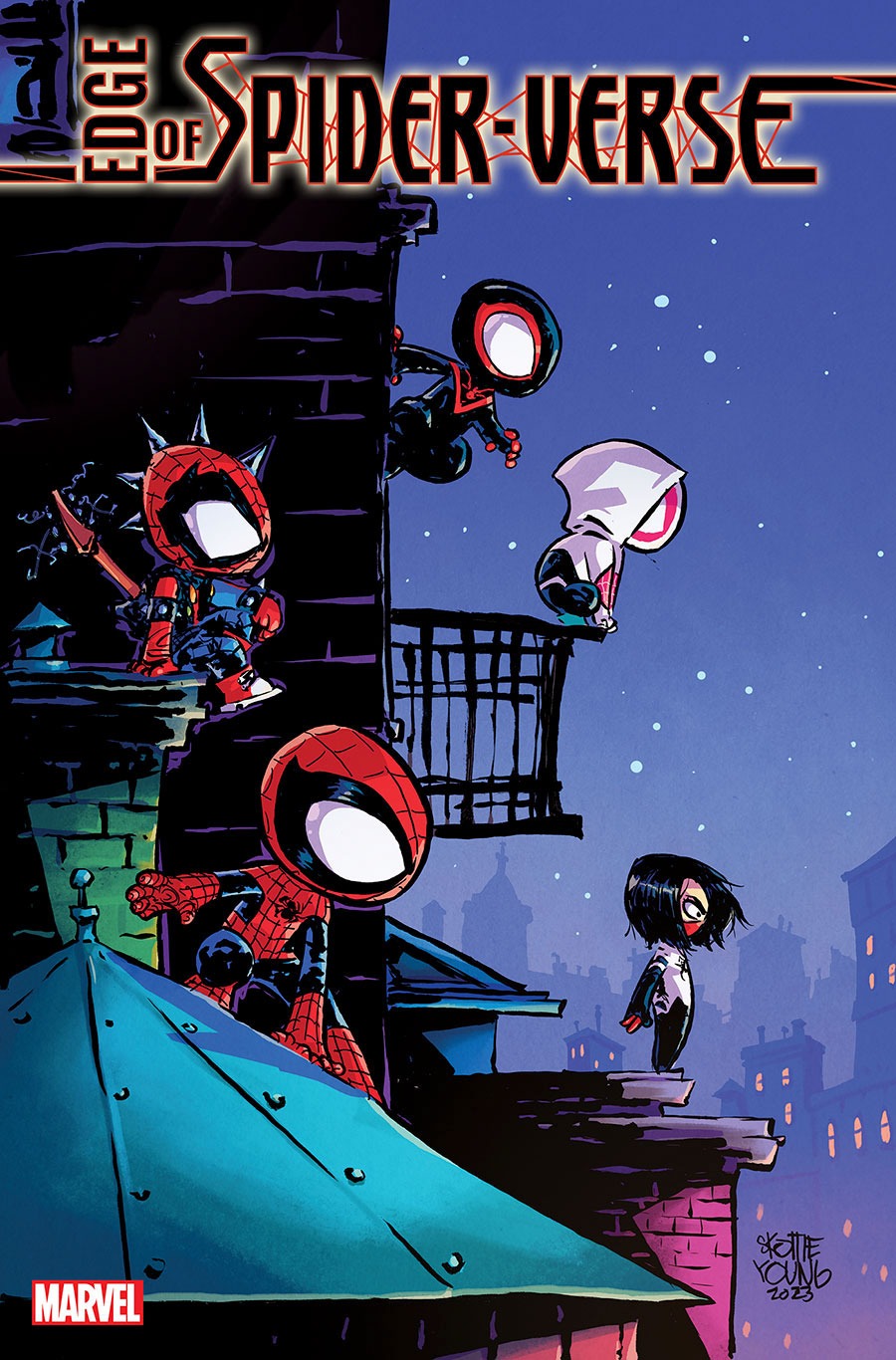Edge Of Spider-Verse Vol 4 #1 Cover D Variant Skottie Young Cover (Limit 1 Per Customer)