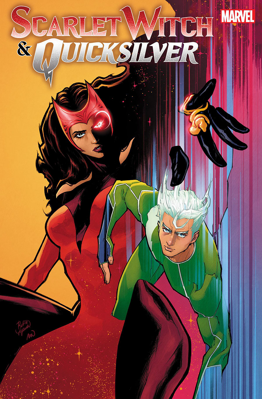 Scarlet Witch & Quicksilver #1 Cover G Incentive Rickie Yagawa Variant Cover