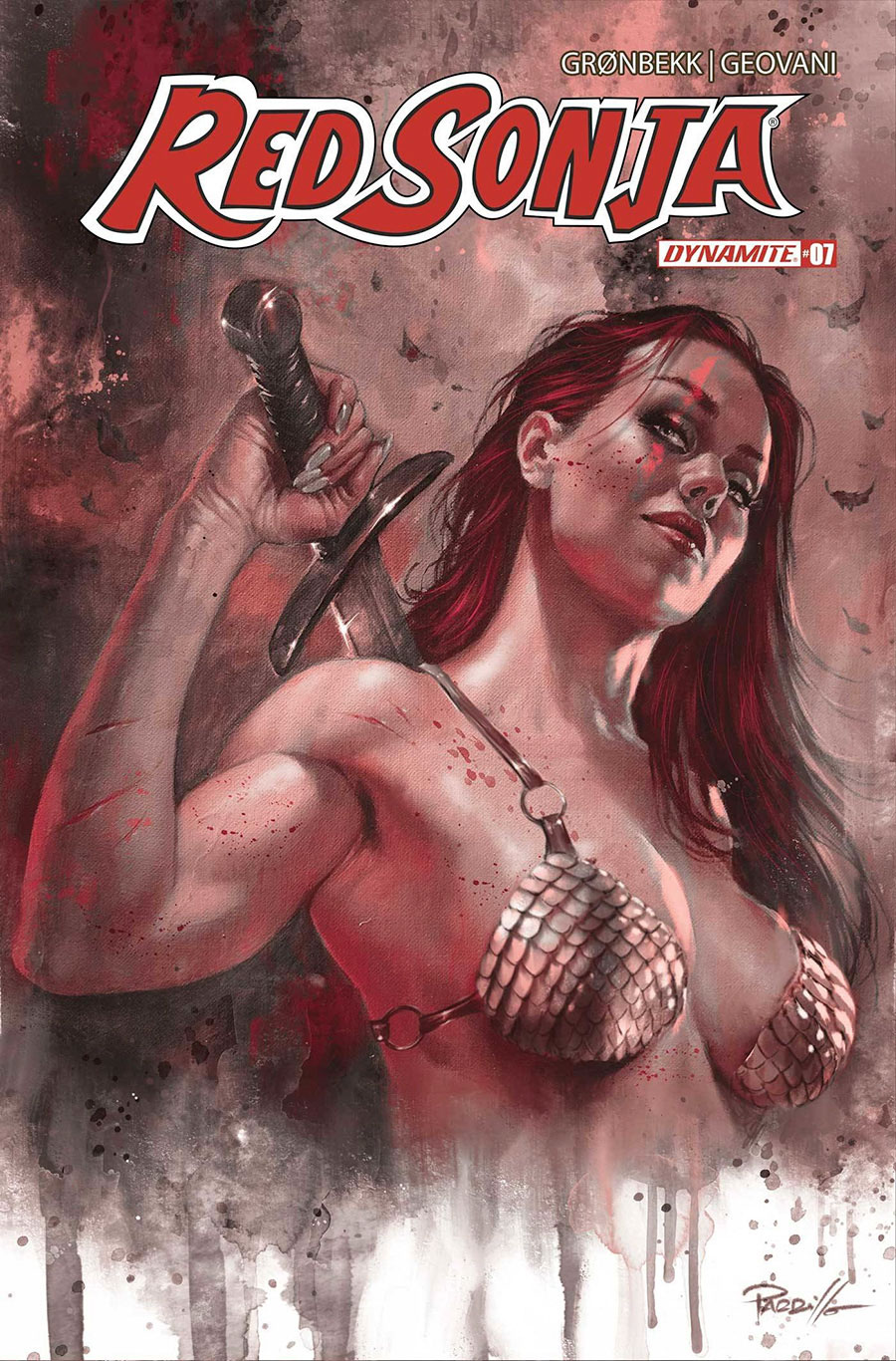 Red Sonja Vol 10 #7 Cover P Incentive Lucio Parrillo Tint Cover