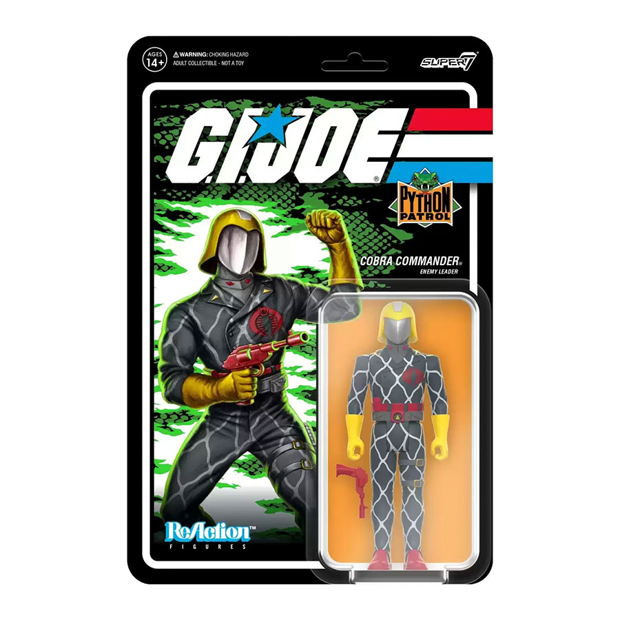 GI Joe ReAction Figure Wave 6 - Python Patrol Cobra Commander