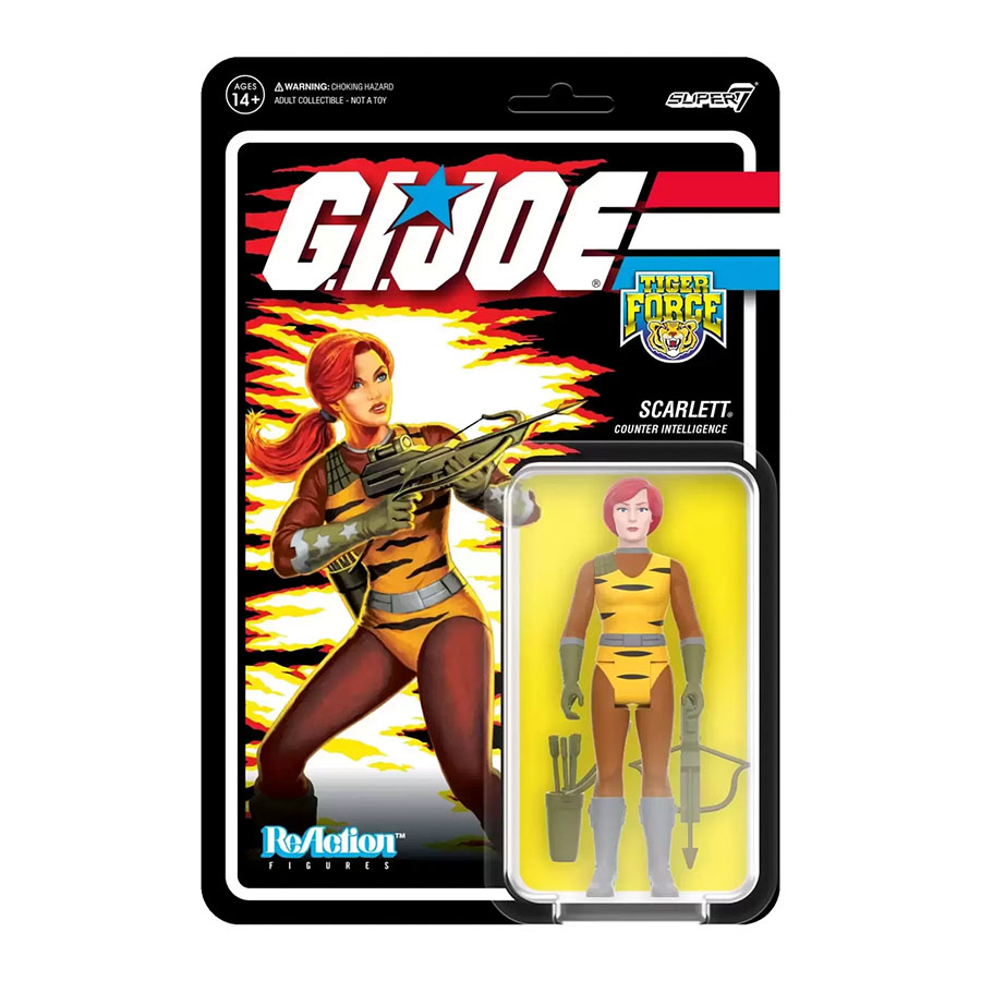 GI Joe ReAction Figure Wave 6 - Tiger Force Scarlett