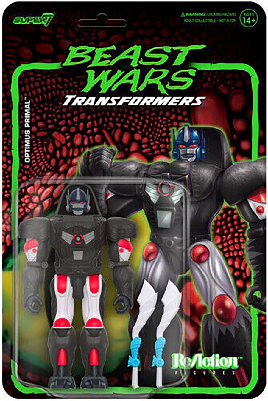 Transformers ReAction Figure Wave 7 - Beast Wars Optimus Primal