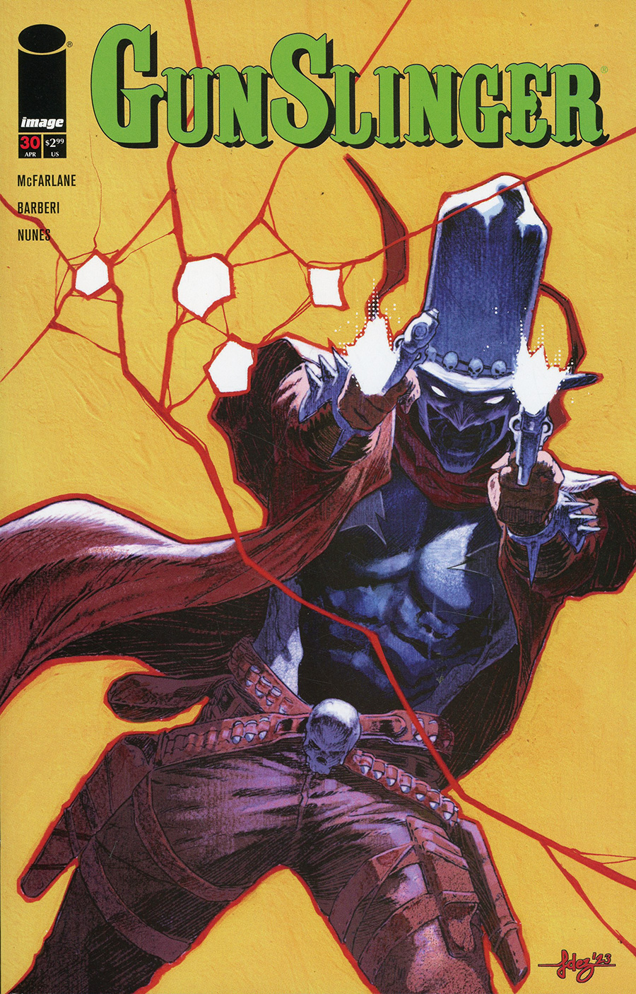 Gunslinger Spawn #30 Cover B Variant Javier Fernandez Cover