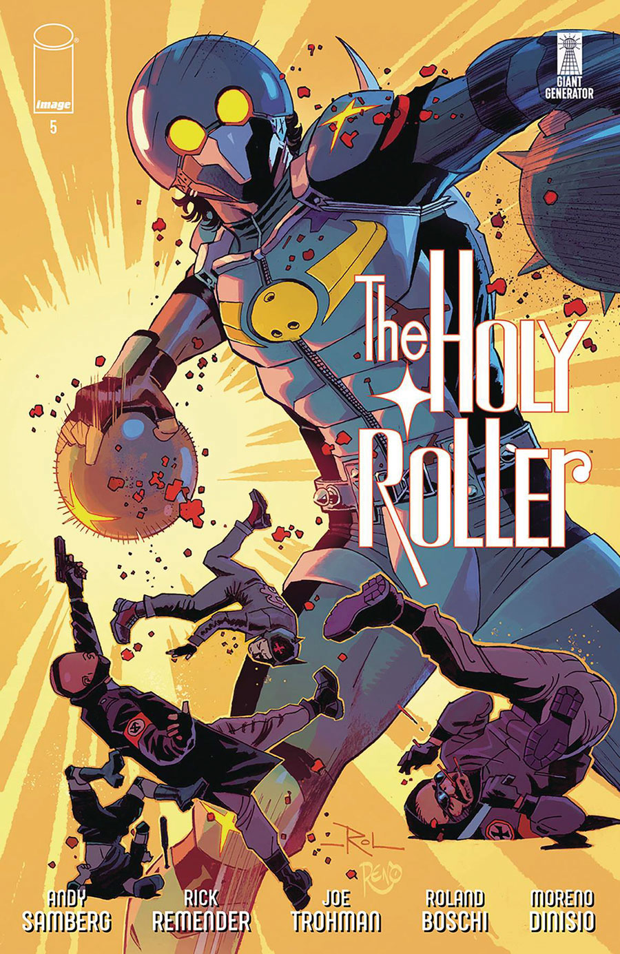 Holy Roller #5 Cover A Regular Roland Boschi & Moreno Dinisio Cover
