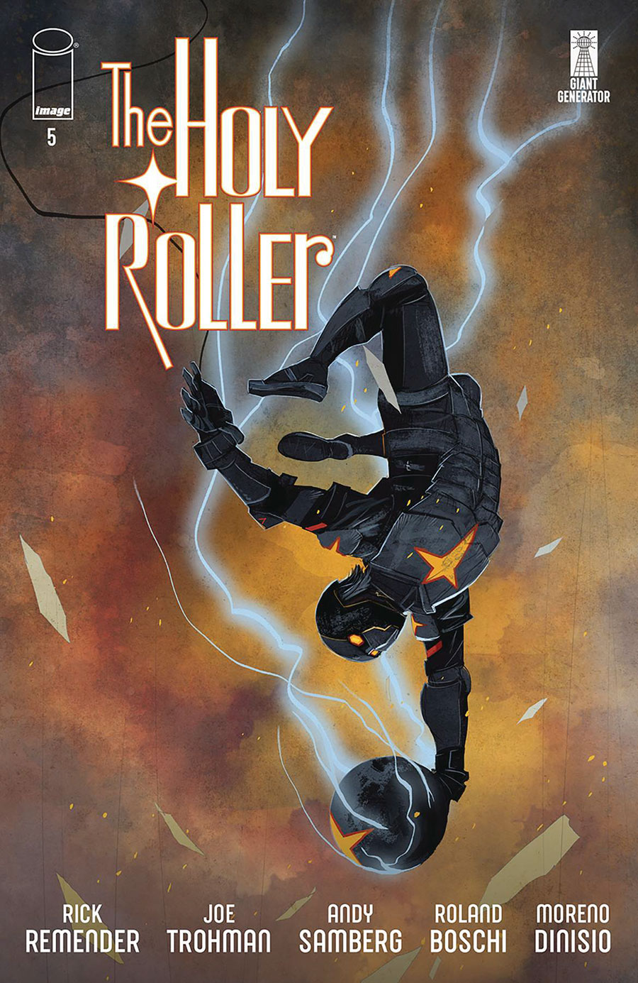 Holy Roller #5 Cover B Incentive Peter Bergting Variant Cover