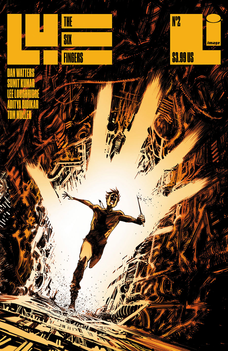 The Six Fingers #2 Cover A Regular Sumit Kumar Lee Loughridge & Tom Muller Cover