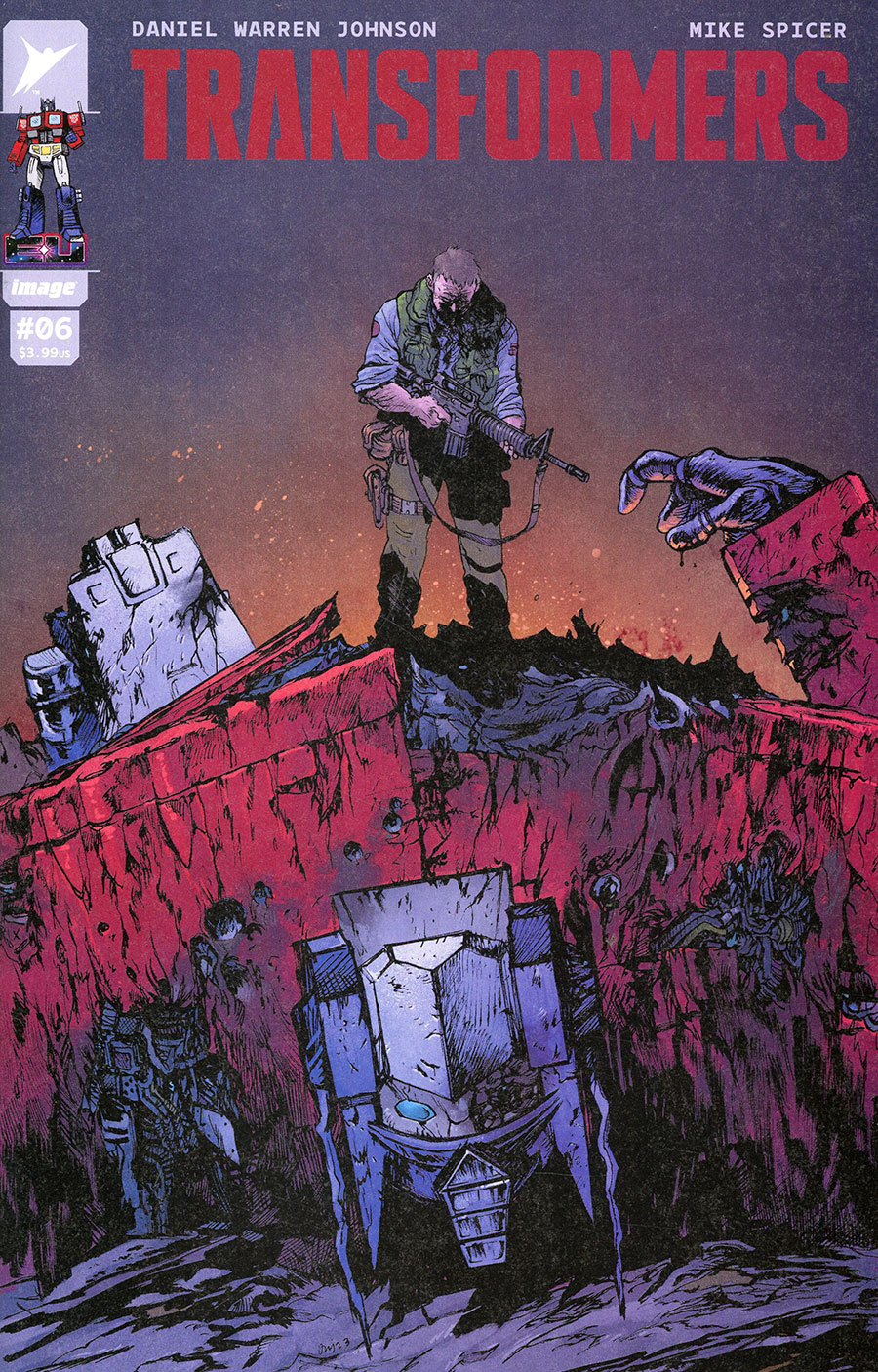 Transformers Vol 5 #6 Cover A Regular Daniel Warren Johnson & Mike Spicer Cover (Limit 1 Per Customer)