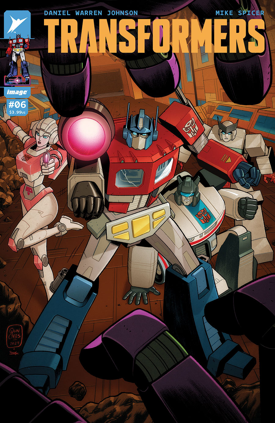 Transformers Vol 5 #6 Cover E Incentive Joe Quinones Variant Cover