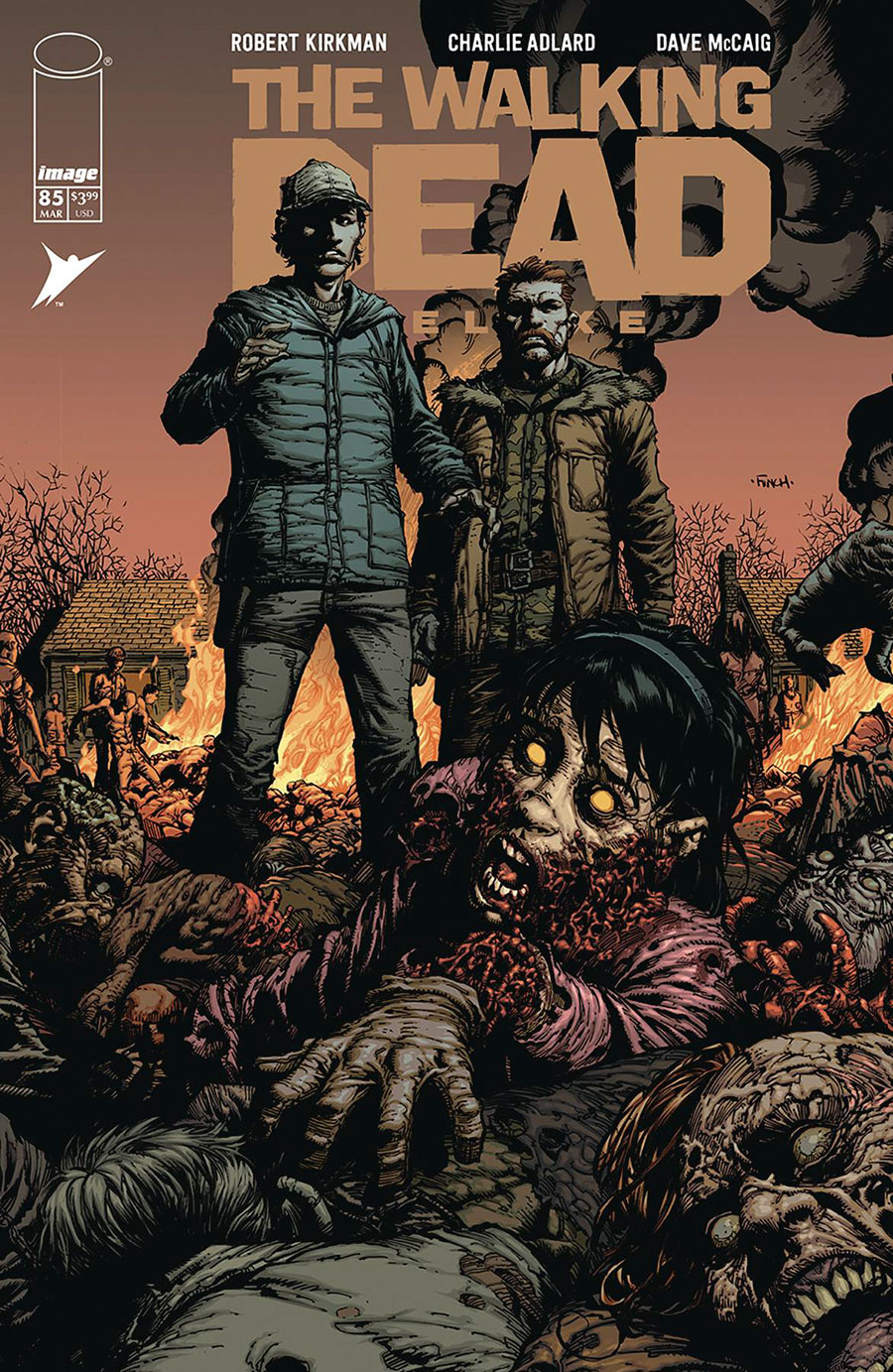 Walking Dead Deluxe #85 Cover A Regular David Finch & Dave McCaig Cover