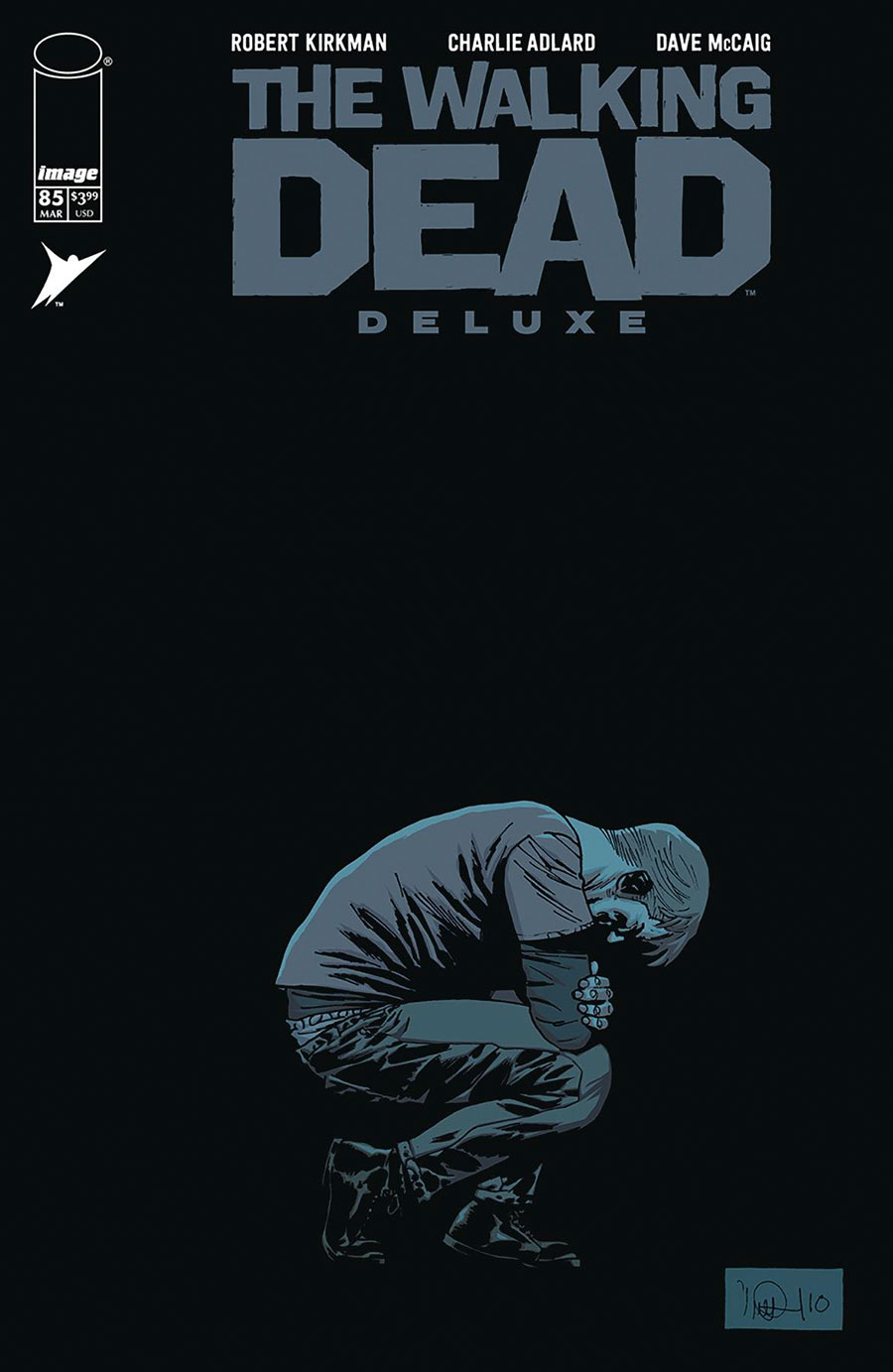 Walking Dead Deluxe #85 Cover B Variant Charlie Adlard & Dave McCaig Cover