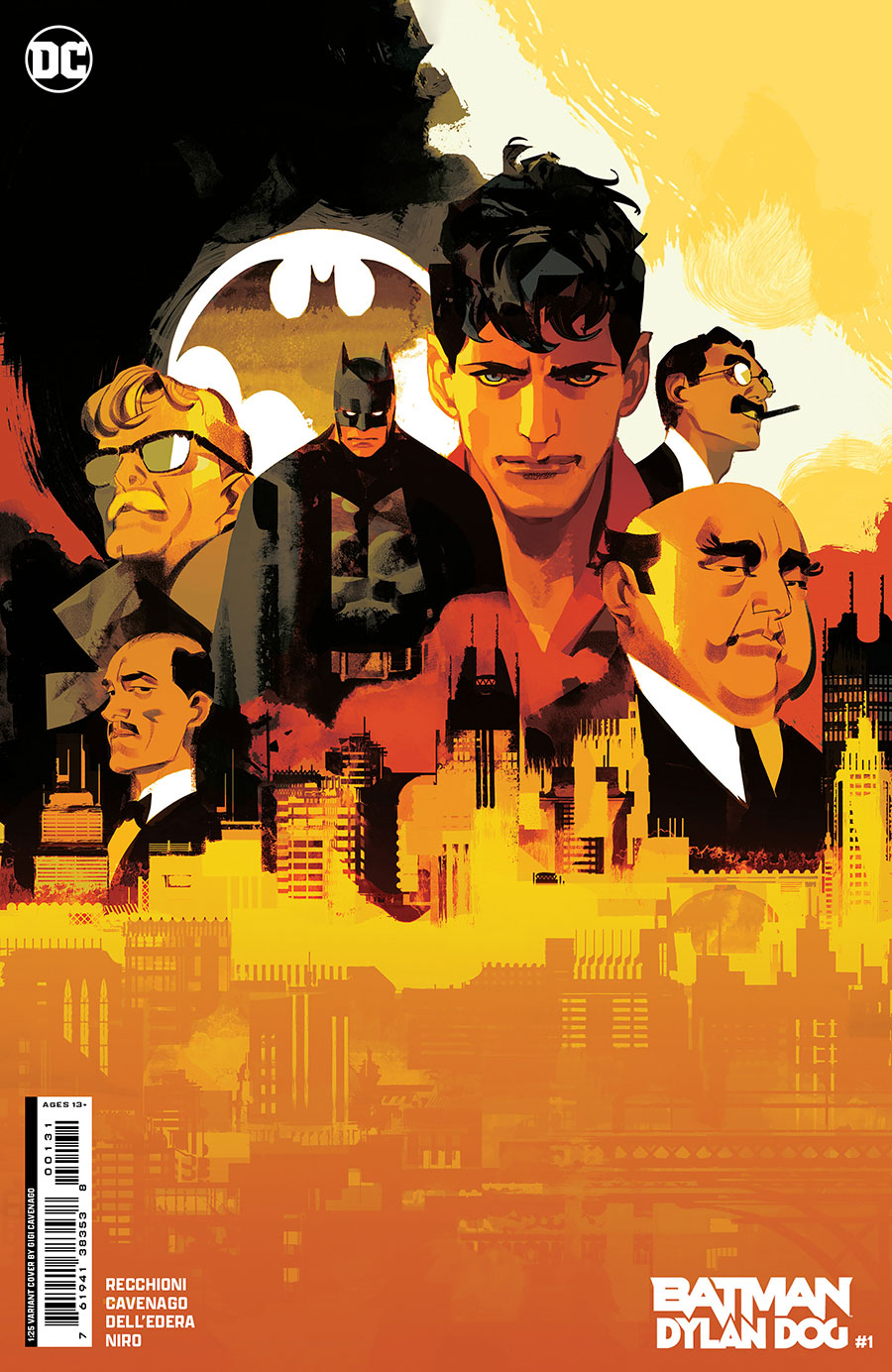 Batman Dylan Dog #1 Cover C Incentive Gigi Cavenago Card Stock Variant Cover