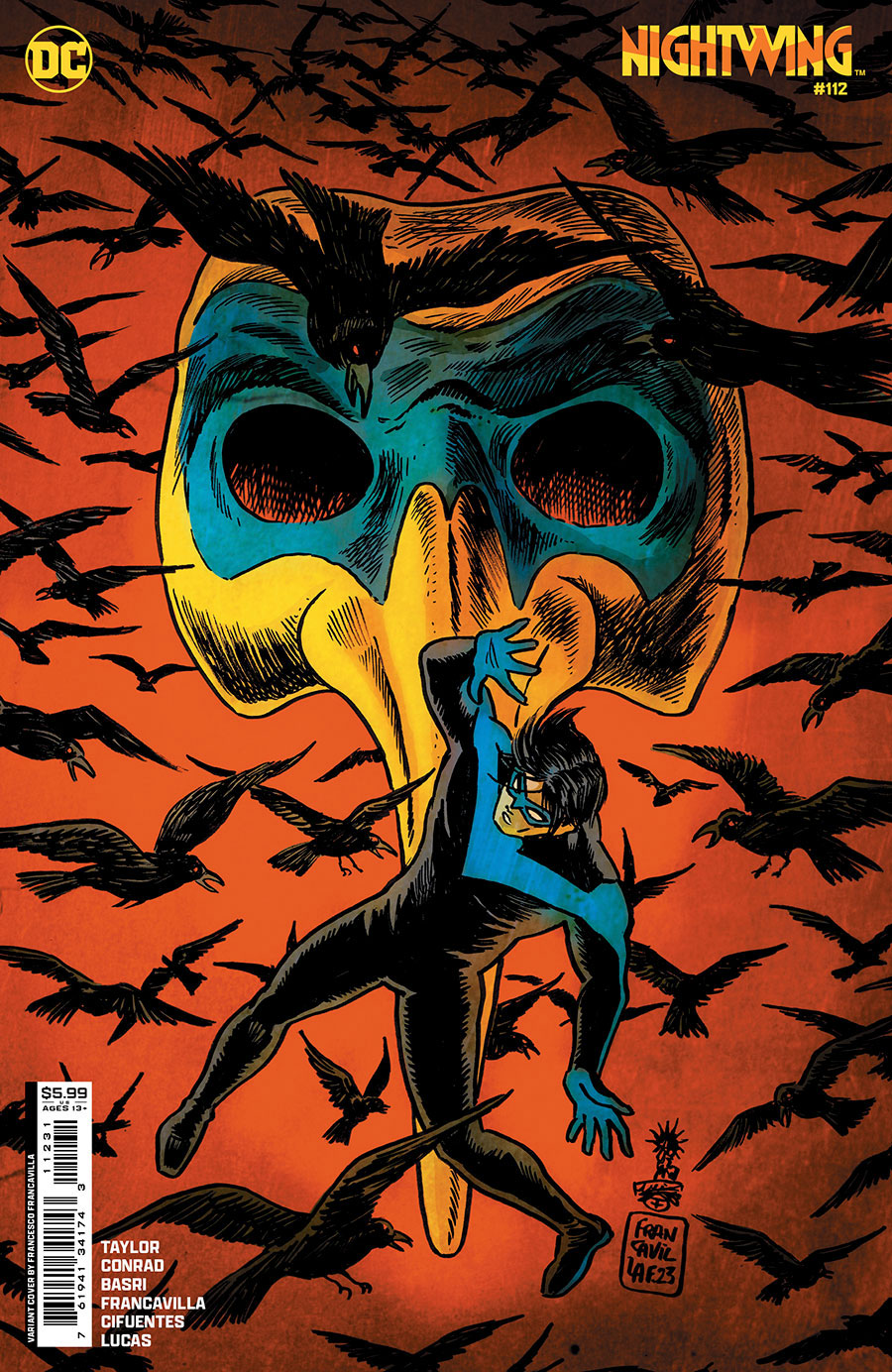 Nightwing Vol 4 #112 Cover C Variant Francesco Francavilla Card Stock Cover