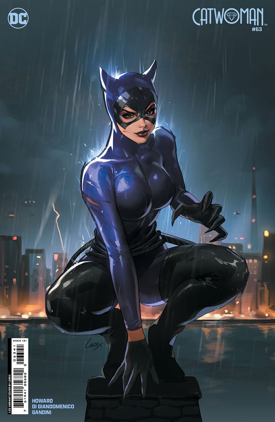 Catwoman Vol 5 #63 Cover G Incentive Lesley Leirix Li Card Stock Variant Cover