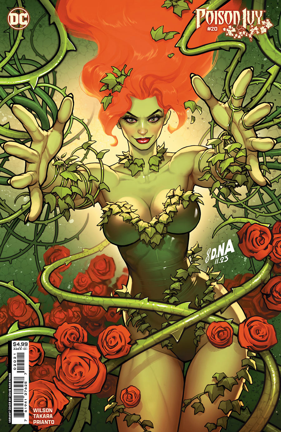 Poison Ivy #20 Cover B Variant David Nakayama Card Stock Cover