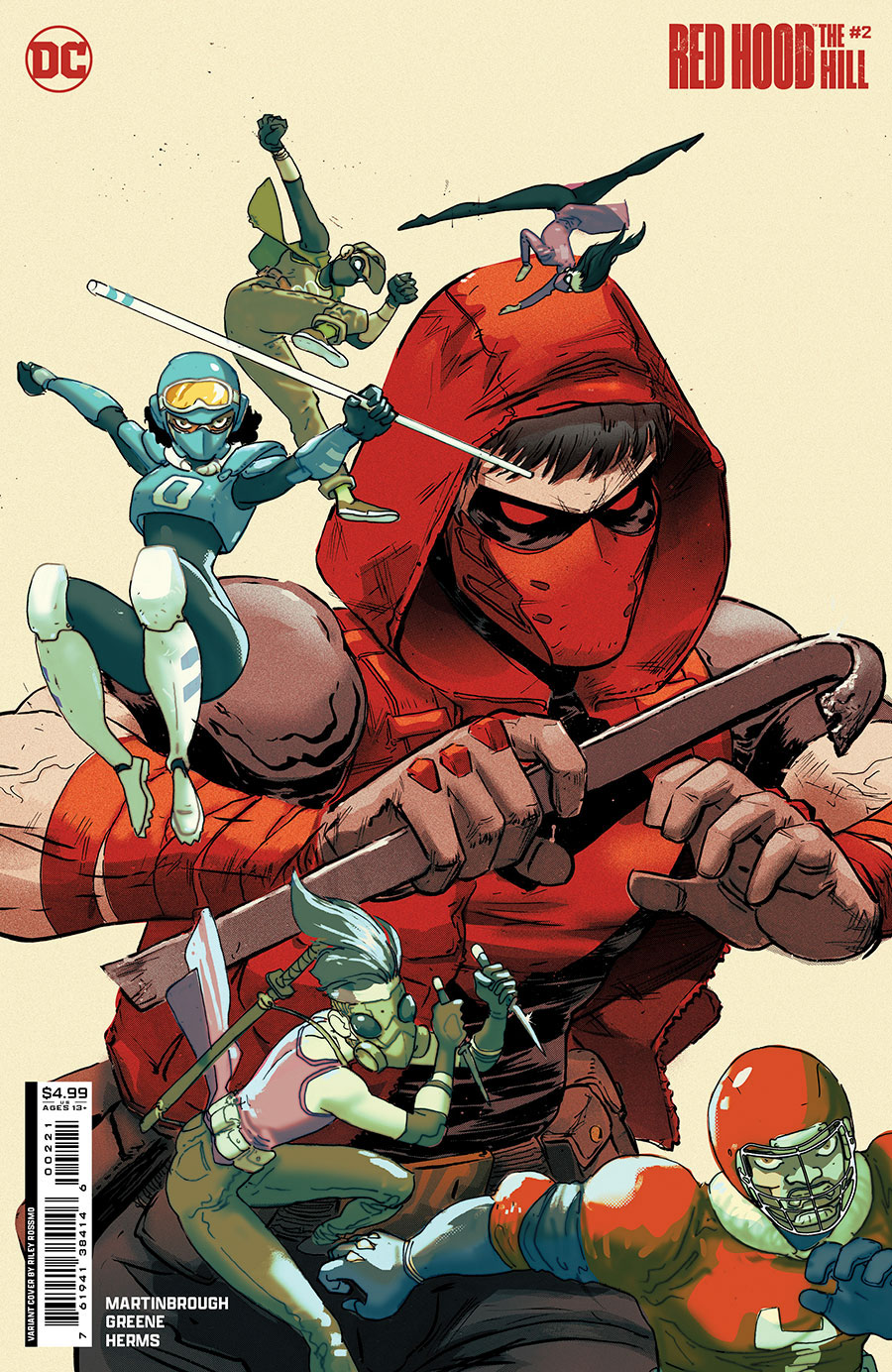 Red Hood The Hill #2 Cover B Variant Riley Rossmo Card Stock Cover