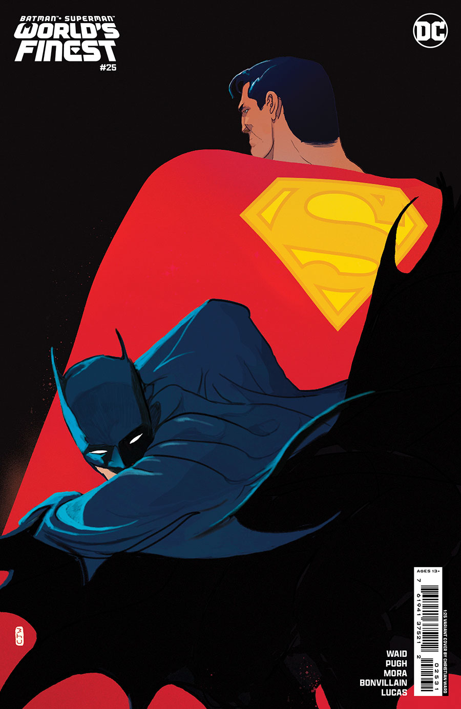 Batman Superman Worlds Finest #25 Cover H Incentive Christian Ward Card Stock Variant Cover