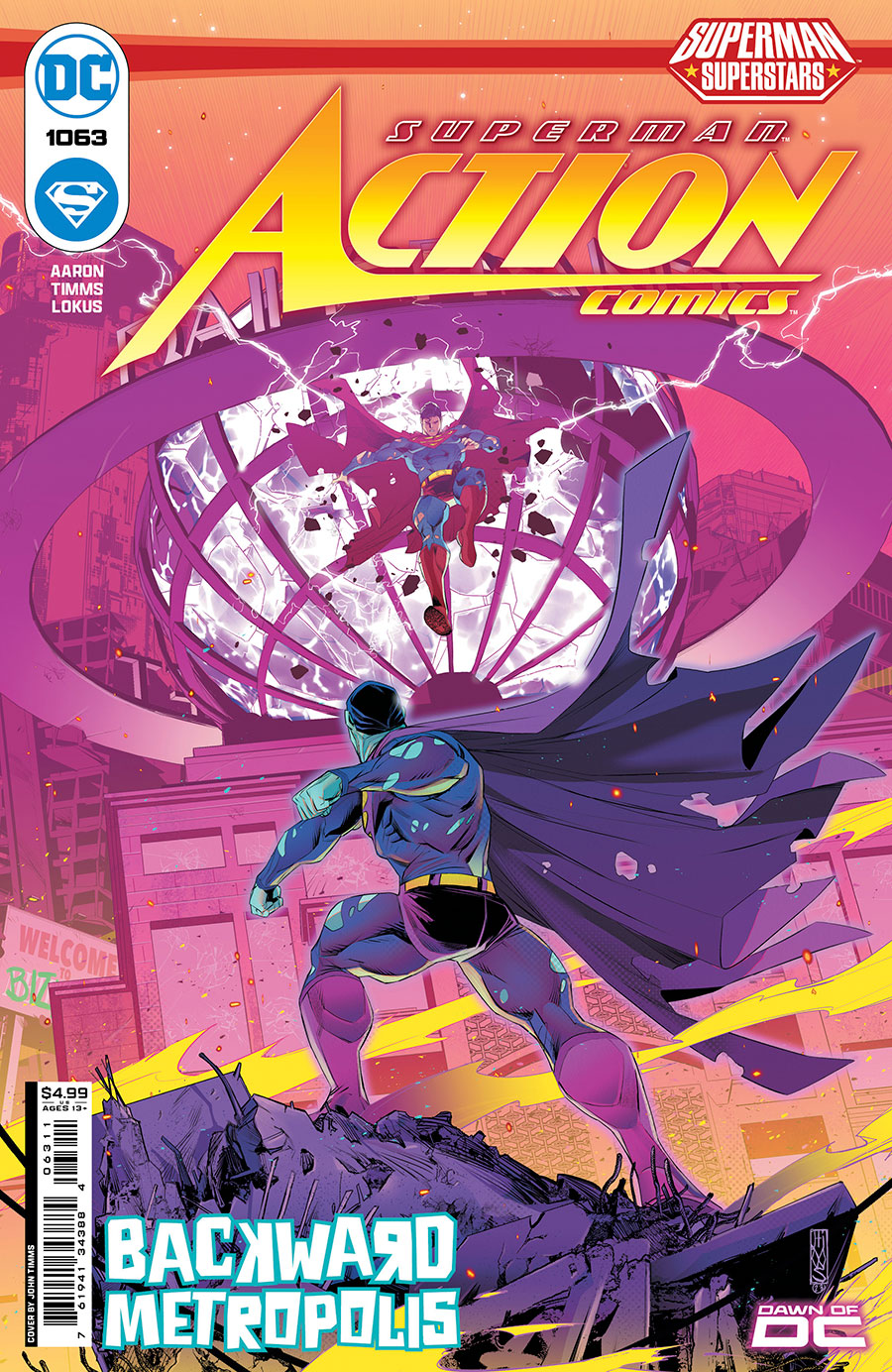 Action Comics Vol 2 #1063 Cover A Regular John Timms Cover