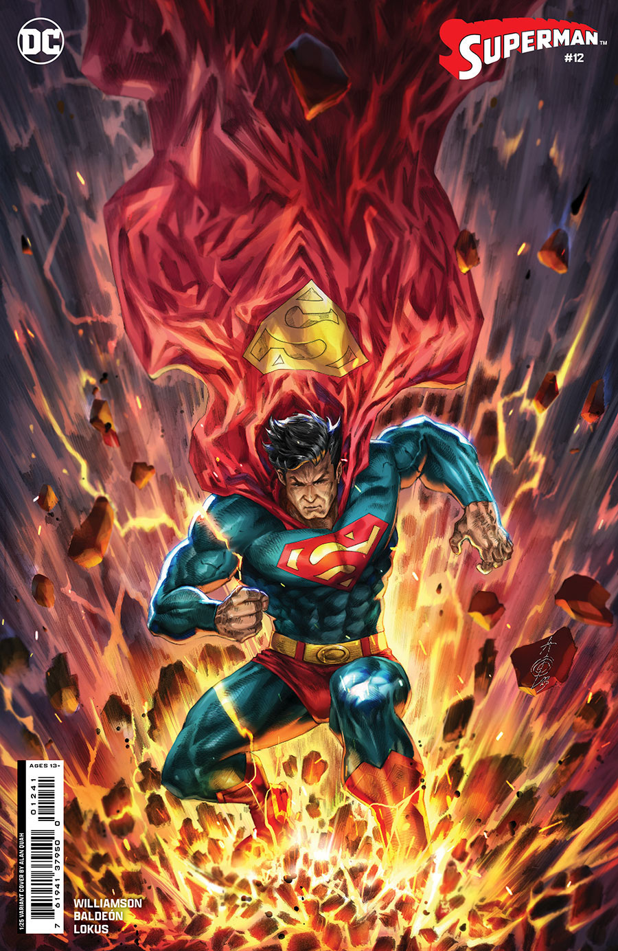 Superman Vol 7 #12 Cover E Incentive Alan Quah Card Stock Variant Cover