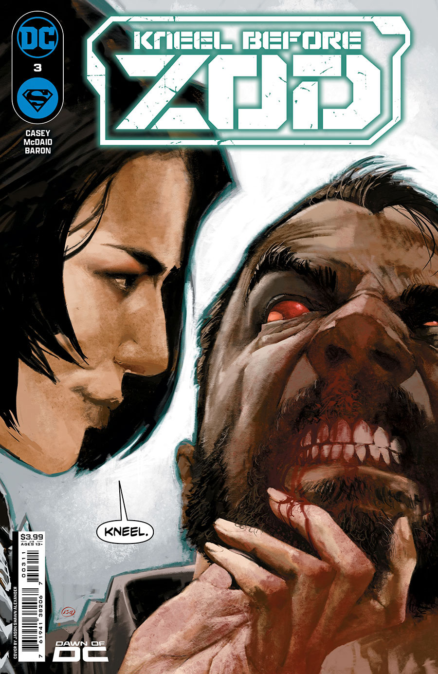 Kneel Before Zod #3 Cover A Regular Jason Shawn Alexander Cover