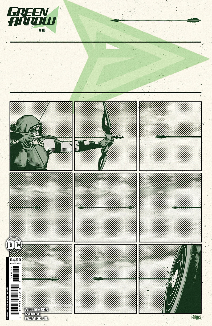 Green Arrow Vol 8 #10 Cover B Variant Jorge Fornes Card Stock Cover