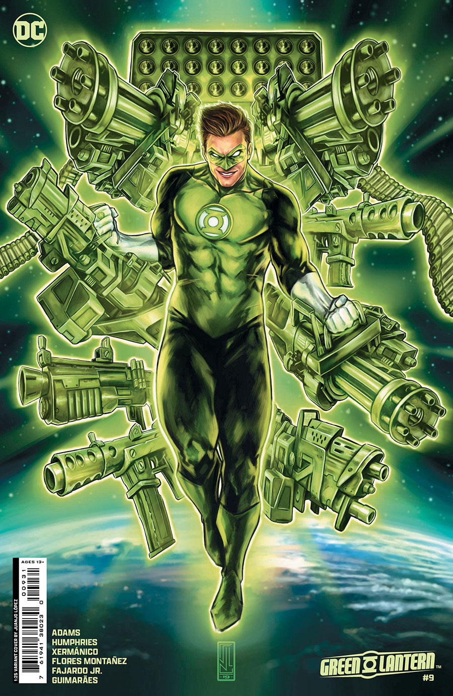 Green Lantern Vol 8 #9 Cover D Incentive Juanjo Lopez Card Stock Variant Cover