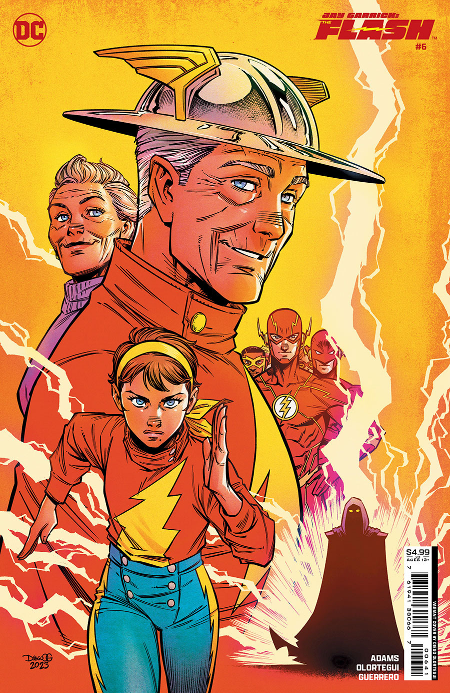 Jay Garrick The Flash #6 Cover C Variant Diego Olortegui Card Stock Cover