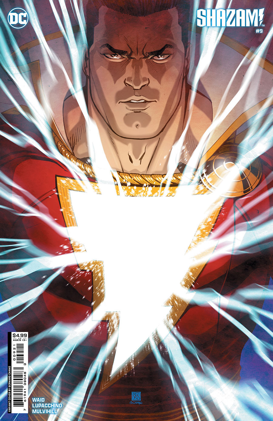 SHAZAM Vol 4 #9 Cover B Variant Bernard Chang Card Stock Cover